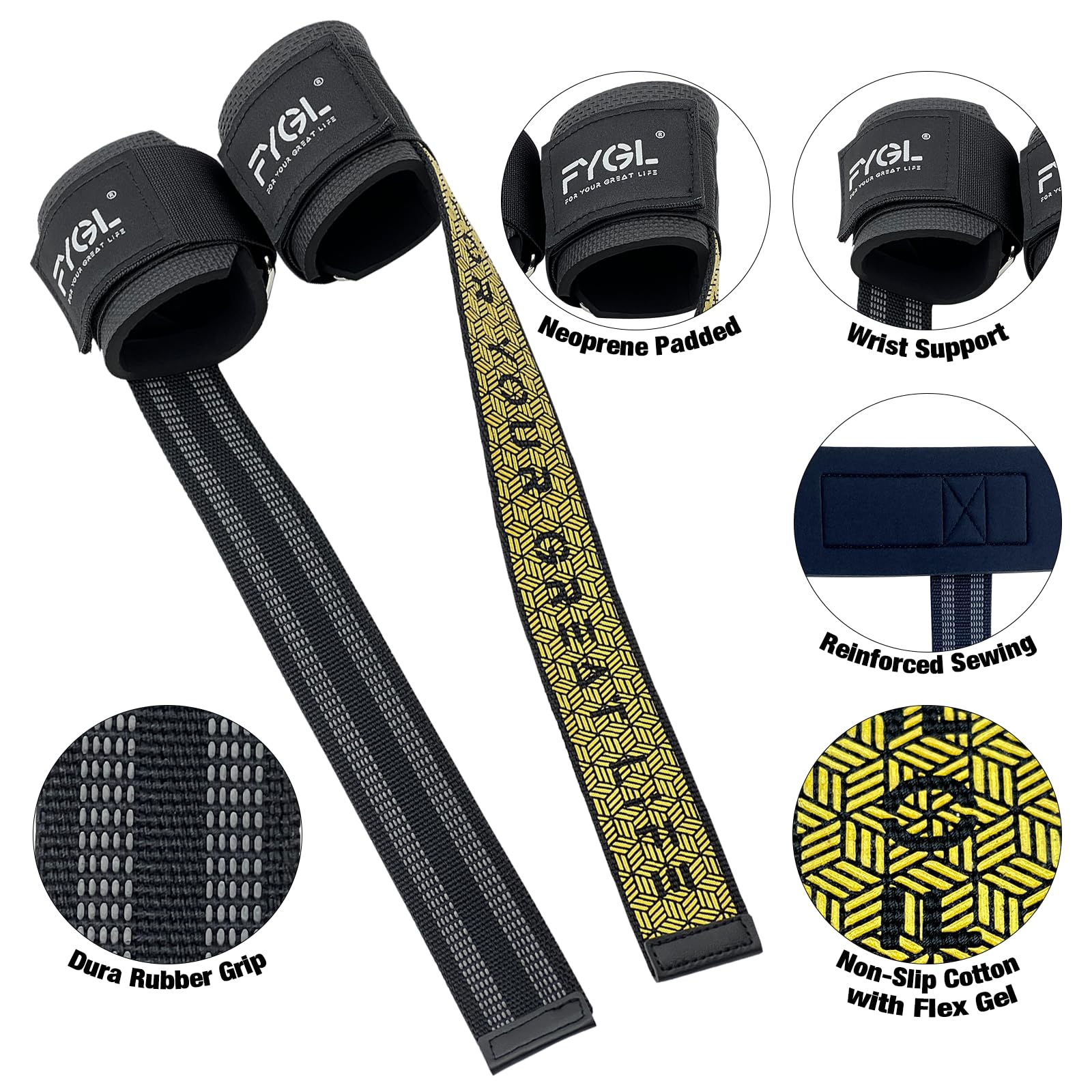 ネオプレンパッド入り 手首サポート付き リフティングストラップ オレンジ Amazon.co.jp: FYGL ウェイトリフティング用リフティングストラップ